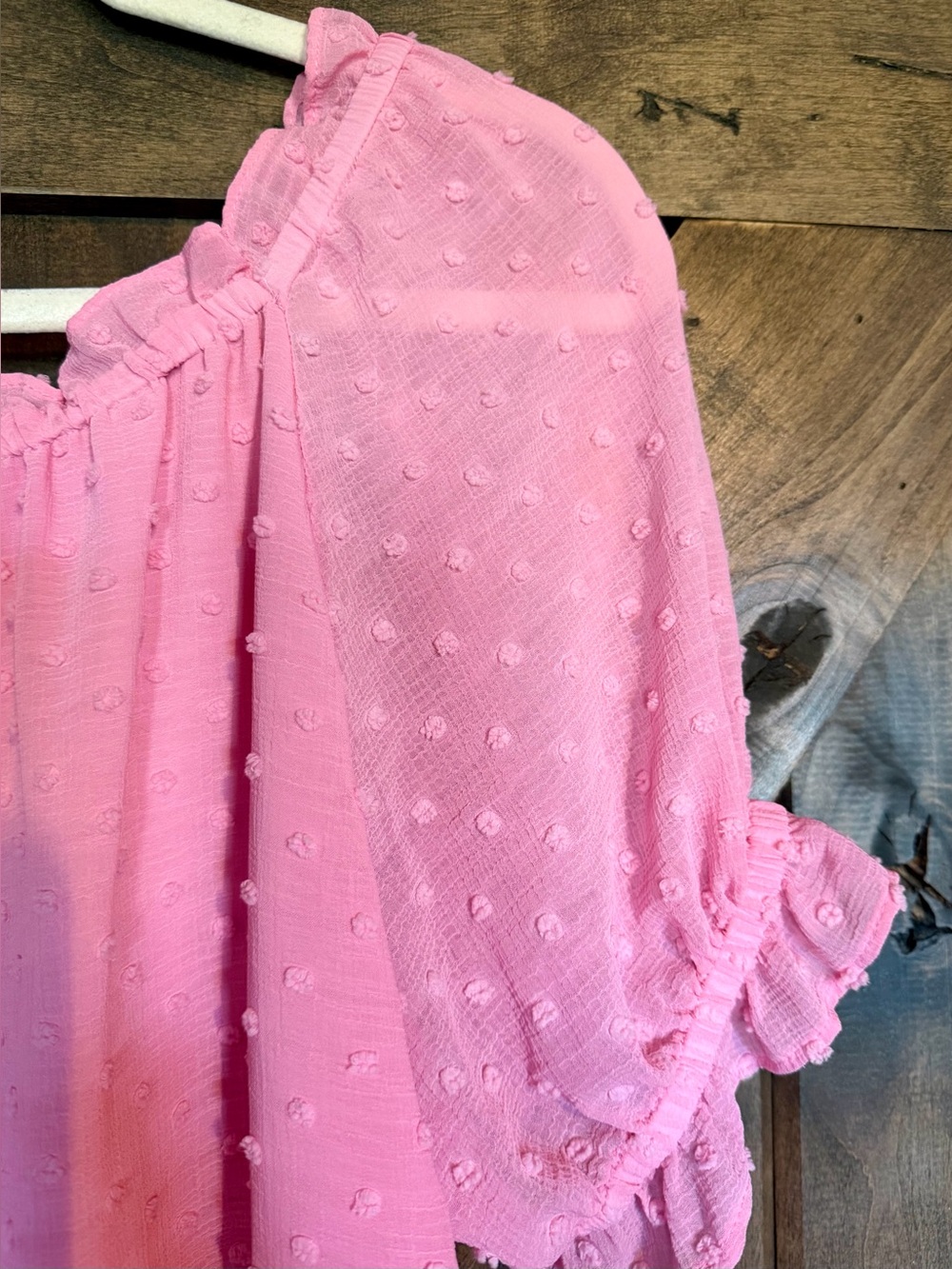EUC CeCe Bubblegum Pink Scoop Neck Blouse - Picture 10 of 12